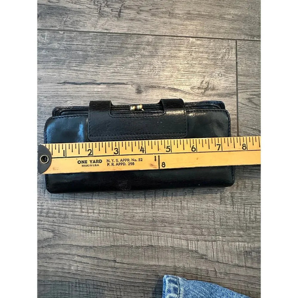 Hobo International Black Patent Leather Clutch Purse - Picture 10 of 11